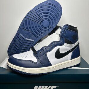 New - Nike Air Jordan 1 High OG Midnight Navy - 6.5 Youth OR Women's 8